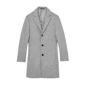 REISS Gable Wool-Blend Single-Breasted Overcoat